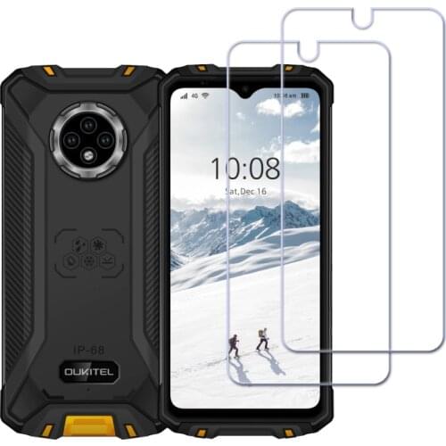 2Pcs 9H 2.5D Tempered Glass For Oukitel WP8 Pro WP8Pro Cover Case Screen Protector 9H HD Phone Front Protective Film