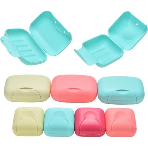 Useful Soap Box Container Bath Products S/L Size Plastic Travel Soap Box Dish Plate Case Hiking Holder