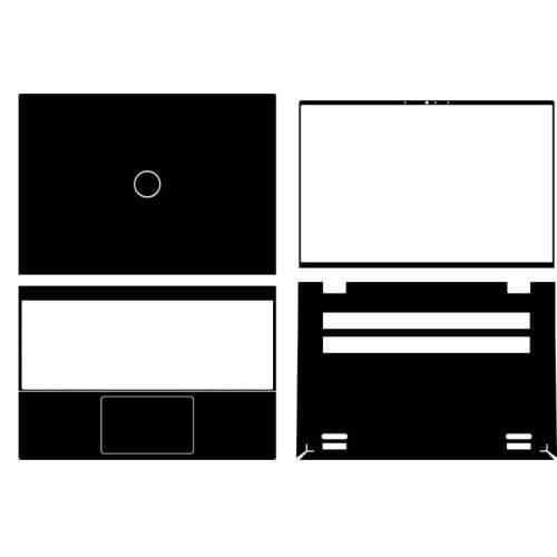 Carbon fiber Laptop Sticker Skin Decals Cover Protector for Dell Vostro 13 5310 13.3" 2021 release