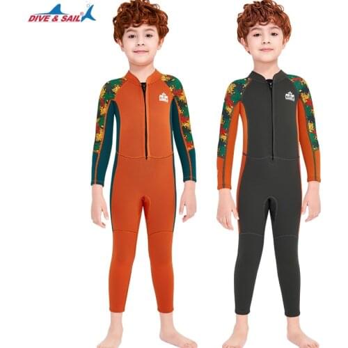 2.5 mm Neoprene Fullbody Wetsuit for Kids Boys Girls 2021