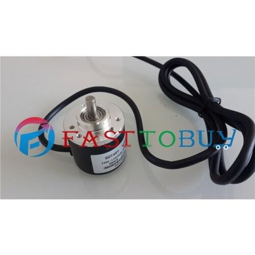 NEW 200P/R Voltage Output DC5~24V AB 2ph Shaft 6mm 1500rpm Incremental Photoelectric Rotary Encoder+1.5M Cable