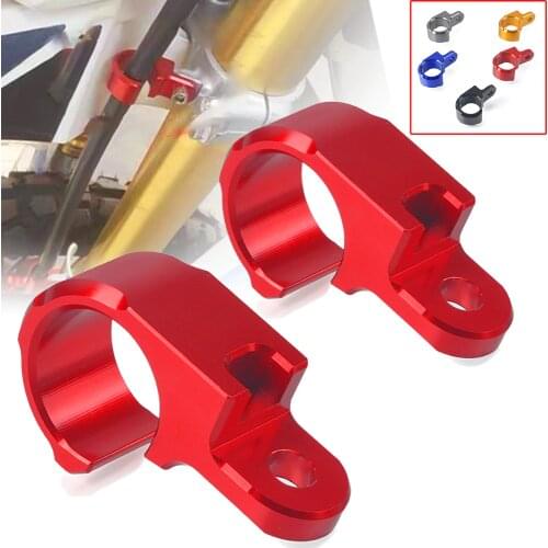 For Honda CRF250 CRF 250 L M 2012 2013 2014 2015 CRF250M CRF250L Motor dirt bike front brake caliper bracket Hose Tube Clamps