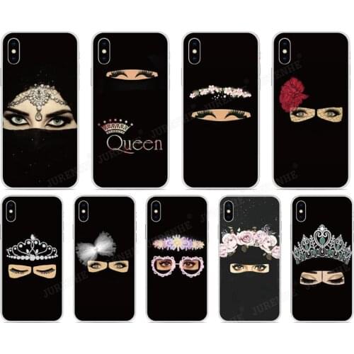Rubber Soft TPU Fundas Muslim Islamic Girl Phone Case For Oneplus One / Oneplus 6 / One plus 7 / 7T Pro Coque Silicone Cover
