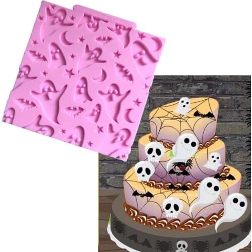 Pink Halloween Ghost Series Mold Cake Decoration Baking Products G054