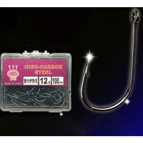100pcs Fish/Treble/Catfish/Circle Hooks For Soft Lure Sea High Carbon Steel Stainless Fishhooks Barbed Carp Fishing Hook/Tackle