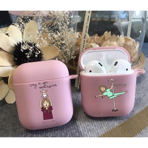 Social services psychology Doctors Nurse pink TPU silicone Bluetooth Airpod Case For Airpods 1/2 Airpods pro soft cover