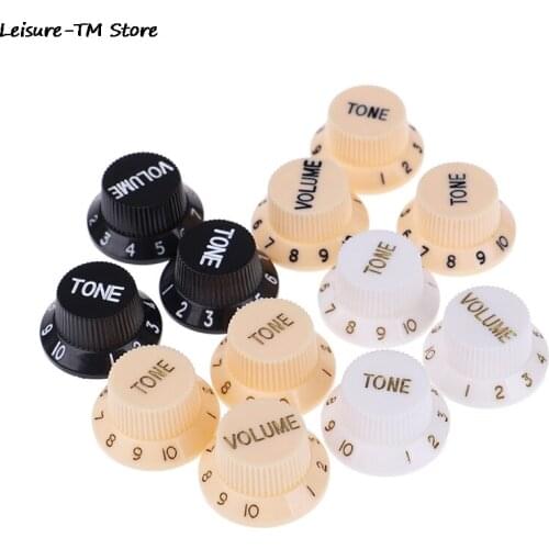 Guitars Strat Knob 1-Volume 2-Tone Control Knobs For Guitar