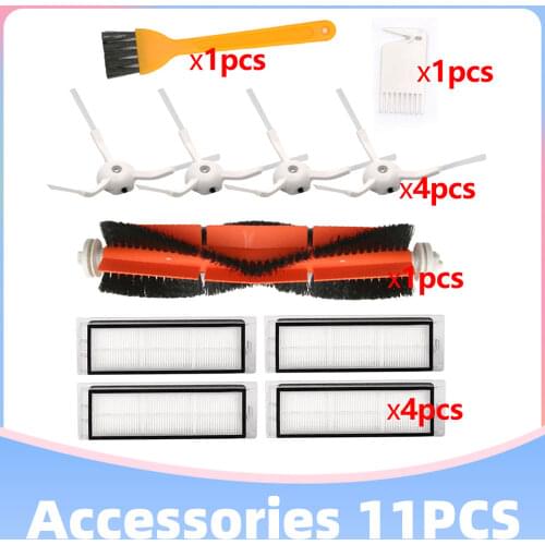 Main Side Brush HEPA Filter Mop Cloth for Xiaomi Roborock S5 S6 S60 S50 S55 T6 T4 T61 Mijia S1 Xiaowa E25 E35 Vacuum Cleaner