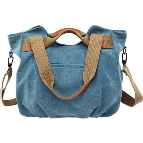 Womens Handbag Canvas Shoulder Bag Top Handle Bags Satchels Beach Tote Bag Cross Body Bags