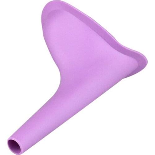 Women Urinal Outdoor Travel In Car Camping Portable Female Urinal Funnel Soft Silicone Urination Device Toilet Stand Up & Pee