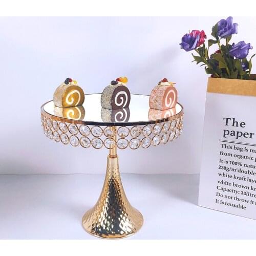 Gold Cake Stand Cupcake Tray Cake Tools Home Decoration Dessert Table Decorating Party Wedding Display