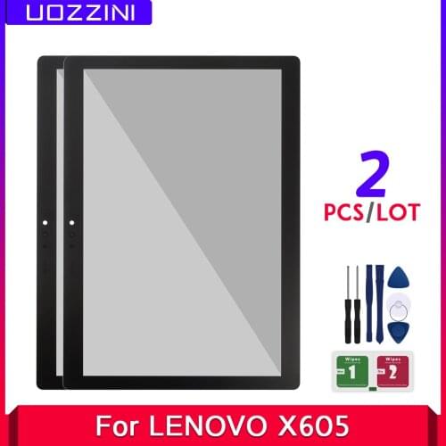 2 Pcs Glass For Lenovo Tab 5 Plus Tab M10 X605 TB-X605 TB-X605L TB-X605F TB-X605M 10.1" Front Glass Panel no touch function