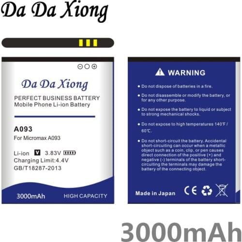 Da Da Xiong 3000mAh Micromax A093 Battery for Micromax A093 Phone battery