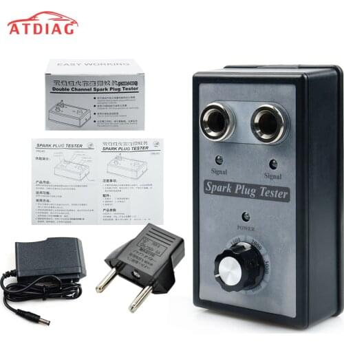 Hot selling Car Spark Plug Tester with Adjustable Double Hole Detector Ignition Plug Analyzer