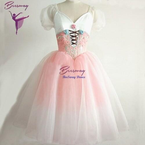 Ballerina Soft Tulle Long skirt for girl Pink Professional ballet Romantic Tutu dress women Professional Ballet Long Tutus skirt