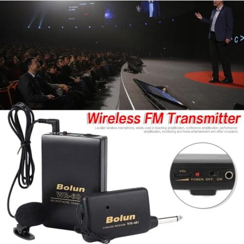 WR601 Wireless Microphone MIC Conference Speech FM Transmitter Collar Clip Style Speakers For Teaching/conference Amplifying