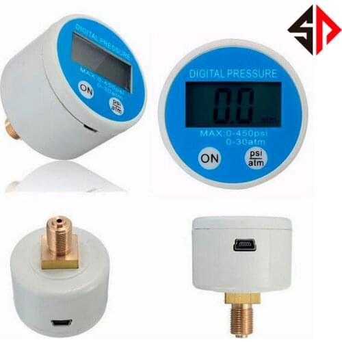 SP 0~35 atm Battery Power Supply Medical Equipment Digital Pressure Gauge 450 psi air Pressure Meter Manometer