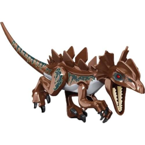 Jurassic Dinosaur Large Size Stegosaurus Model Toys Educational Building Blocks Suitable for Children Compatible Gift Dinosaurs