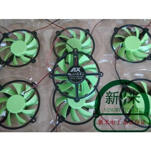 Original For ax r128015dm hole pitch 6 * 4mm Diameter 8.5mm 12V 0.25A game video card fan