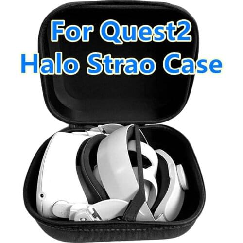 Portable For Oculus Quest 2 Halo Strap Storage Bag EVA Hard Protection Box with Handle For Oculus Quest 2 VR Case Accessories