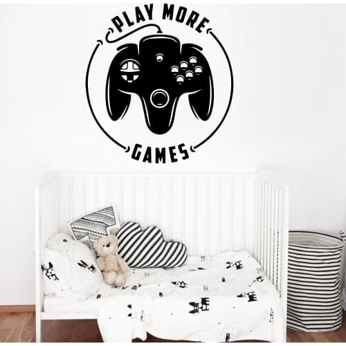 Luxuriant play game Self Adhesive Vinyl Wall Art Decal For Baby Kids Rooms Decor Removable Mural poster