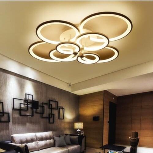 Remote control living room bedroom modern led ceiling lights luminarias dimming led ceiling lamp Fixtures