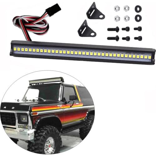 Specials RC Car LED Light Bar 36 Leds for Traxxas Trx-4 Trx4 Axial SCX10 90046 D90 RC Rock Crawler Truck Body Shell Roof Lights