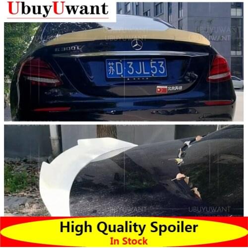 For Mercedes Benz W213 E200 E260 E300 AMG 2015-2018 PSM STYLE ABS Spoiler Car Tail Wing Decoration Rear Trunk Spoiler