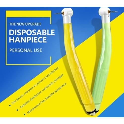 Denxy Dental Anti-infection Disposable Handpiece 2/4 Holes Single Water Spray personal use dntist tool New upgrade