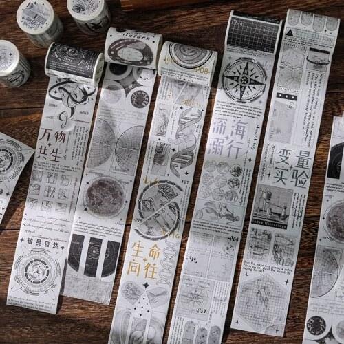 Vintage Fantasy Stars/Starry Sky Decorative Adhesive Tape Masking Washi Tape Diy Scrapbooking Sticker Label Stationery
