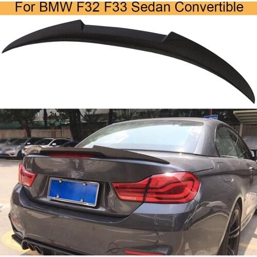 For F32 F33 Carbon Fiber Car Rear Spoiler Wing for BMW 4 Series F32 F33 Sedan Convertible 2014-2019 Trunk Boot Lip Wing Spoiler