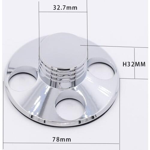1pcs HiFi Audio Rhodium Plated LP Vinyl Turntables Metal Disc Stabilizer Record Weight Clamp