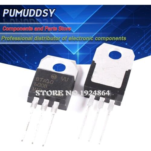 10PCS BTA10-600B TO-220 BTA10-600 BTA10 Triac 10 Amp 600 Volt fast delivery IC