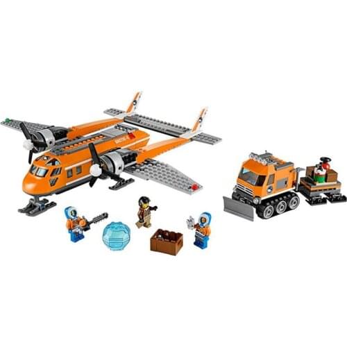 10441 City Series Polar Material Supply Machine 60064 Childrens Building Block Toy Gifts
