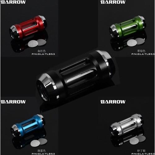 Barrow G1/4" Silver water cooling system dedicated dual spiral pattern filters connector computer water cooler fitting GLA-TLB53