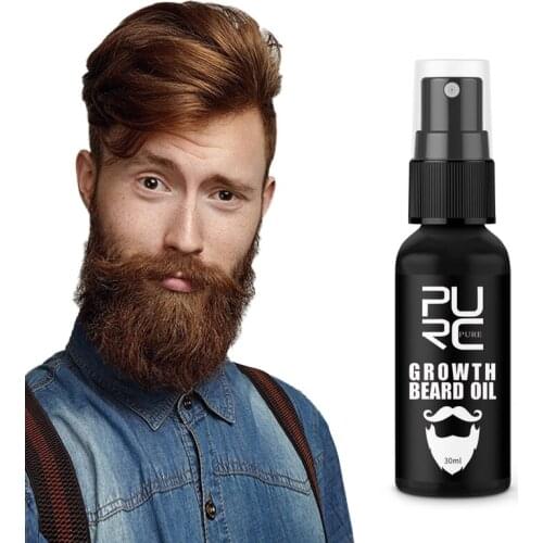 Growth Beard Oil Grow Beard Thicker More Full Thicken Gentle Hair Growth Beard Growth Care Deeply Moisturizing Hair Care TSLM1