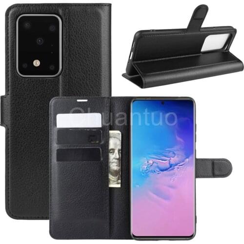 Fashion Wallet PU Leather Case Cover For Samsung Galaxy S11 Plus Flip Protective Phone Back Shell With Card Holders