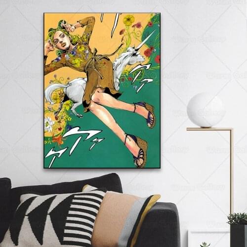 Wall Art Home Decor Jojo S Bizarre Canvas Print Painting Animation Character Modern Poster Living Room Modular Picture Framework