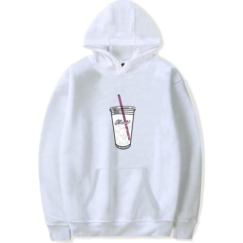 New Fashion Ice Coffee Splatter Hoodies Sweatshirts Boy/Girl Hoody Charli Damelio Merch Hip hop Kpop High quality White Coats