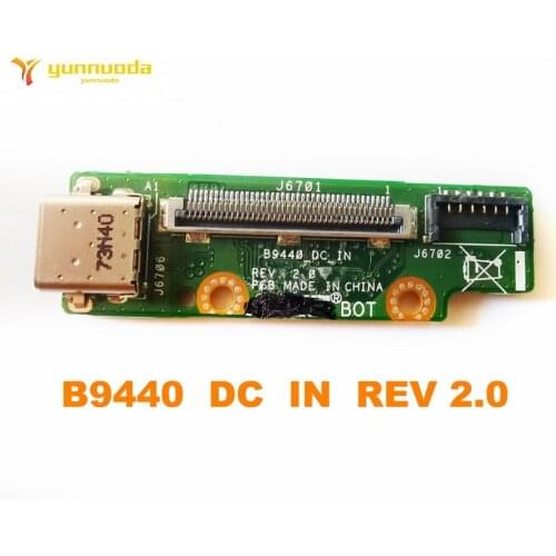 Original for ASUS B9440 B9440UA DC-IN charger port power Jack board B9440 DC IN REV 2.0 tested good free shipping