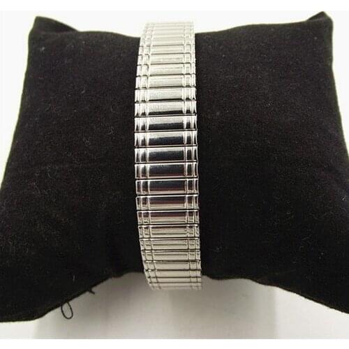 Wholesale 10PCS /lot High quality Elastic stainless steel 12MM 14MM watch straps all can use silver color women watch bands