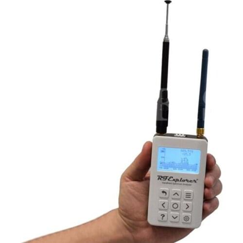 RFExplorerISMComboPlus handheld spectrum analyzer to check signal strength interference portable analyzer