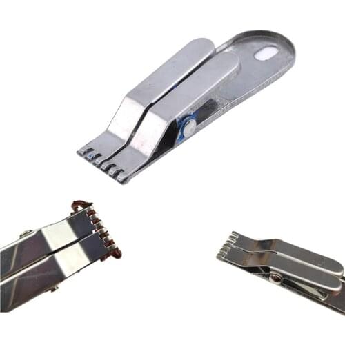 Stainless Steel Bait Fishing Lure Clip Connector Fishing Earthworm Live Maggots Clip Multifunction Fishing Tackle Accessories