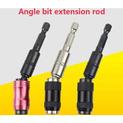 Hexagonal Handle Magnetic Drill Screwdriver Position 20 Lock Fast Tool Holder Drive Drill Bit Extension Pivot Drill Pipe