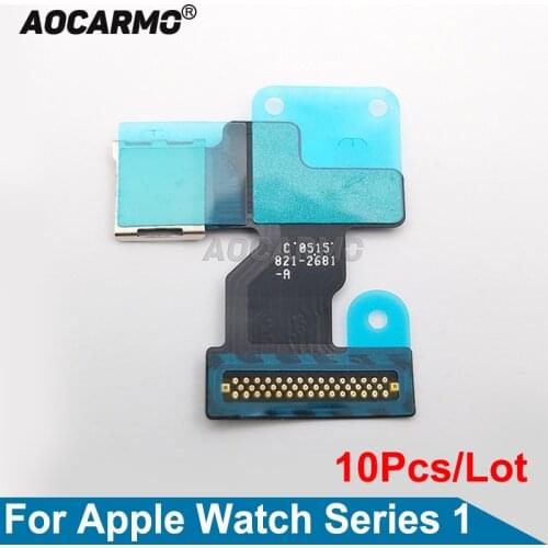 Aocarmo 10Pcs/Lot LCD Display Flex Cable Motherboard Connector Flex Cable For Apple Watch Series 1 42mm/38mm