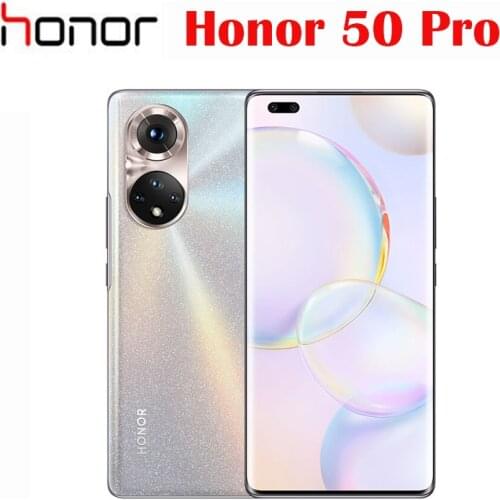Official Original New Honor 50 Pro 5G Cell Phone Snapdragon 778G 6.72inch OLED 100W Super Charge 4000mAh 108MP Camera NFC
