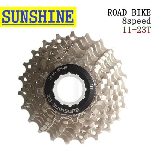 SUNSHINE-SZ Road Racing Bike 8s 16s 8Speed 11-23T Cassette Freewheel Sprockets for Bicycle Parts flywheel