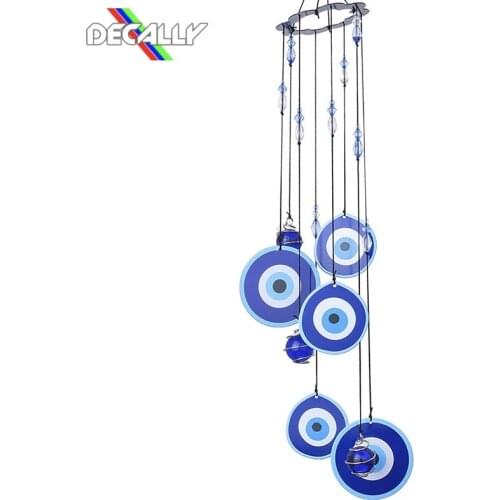 Wind Chimes Evil Eye Dream Catcher Pendant Amulet Home Wall Decor Gift for Protection From Blessing Decoracion Habitacion