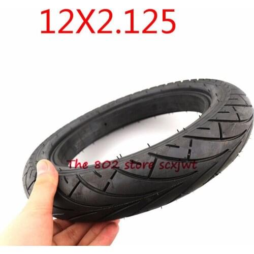 High quality 12x2.125 Solid Tire 12*2.125 tubeless tyre for 12" Hoverboard Self Balancing Electric Scooter spare part