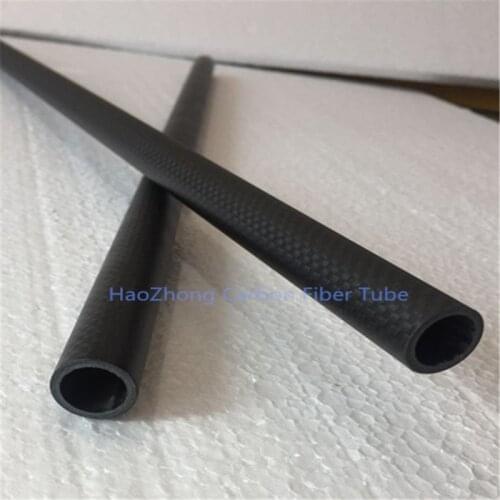 1-10pcs 20MM OD*17MM ID Carbon Fiber Tube 3k 500MM Long with 100% full carbon, (Roll Wrapped) Quadcopter Model 20*17